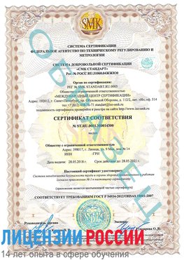 Образец сертификата соответствия Иланский Сертификат OHSAS 18001